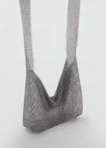 Bolso P Suna Plata Talla 99 Mujer Mango