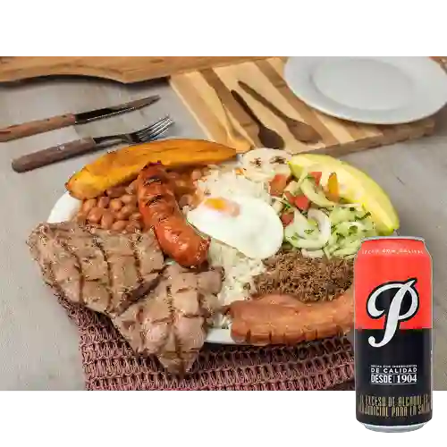 Combo Tipico Montañero + Pilsen 473 ml