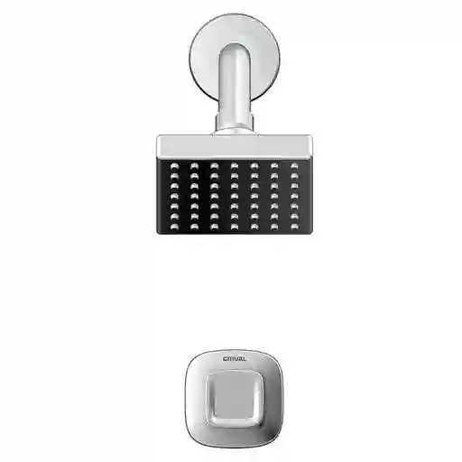 Grival Combinación de Ducha 8 Solid Sencillo Cromo