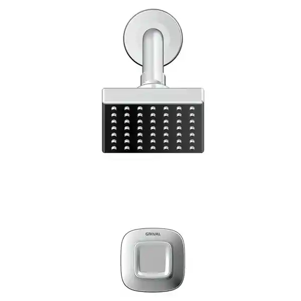 Grival Combinación de Ducha 8 Solid Sencillo Cromo