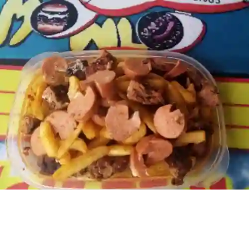 Choripapa Burguer Gratinada