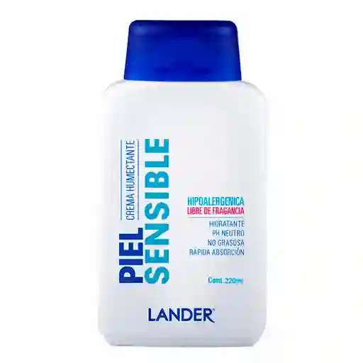Lander Crema Humectante Piel Sensible