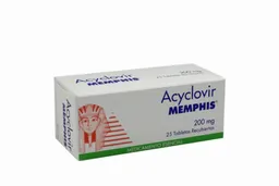 Memphis Acyclovir Tabletas Recubiertas (200 mg)