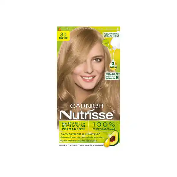 Garnier-Nutrisse Tinte Permanente Tono 80 Néctar