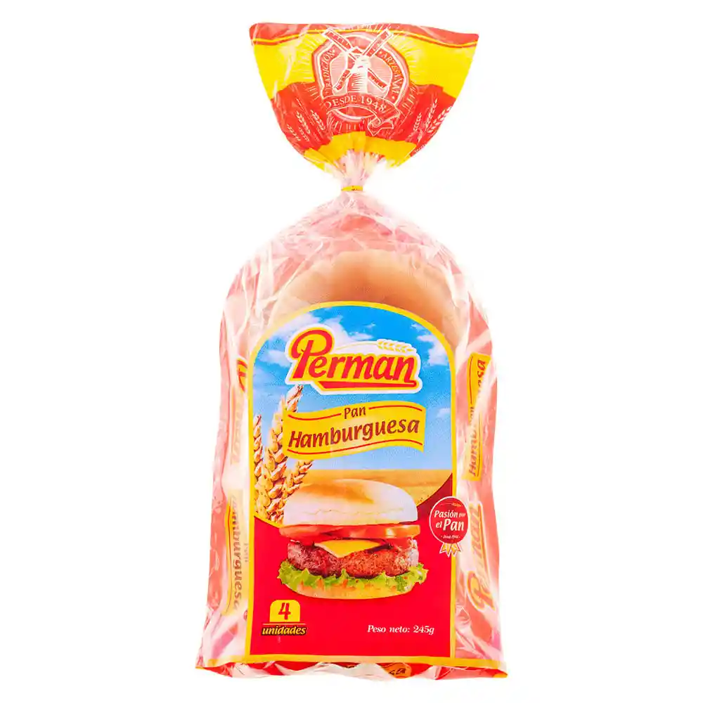 Perman Pan para Hamburguesa