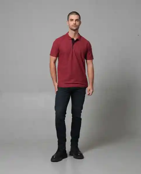 Camiseta Polo Hombre Rojo XL 192G003_ROJ191531 Rifle