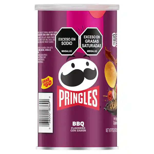 Papas Pringles Fritas Crujientes Bbq (71 Gr)
