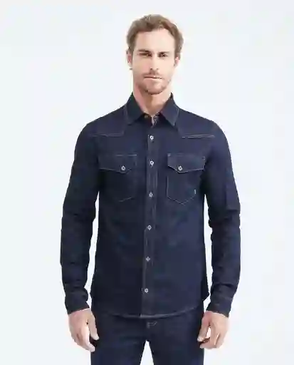 Camisa Azul Clásico Oscuro Talla S Chevignon