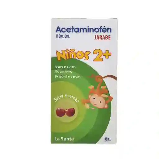  La Sante Acetaminofen En Jarabe Para Ninos 2+ ( 150 Mg ) 
