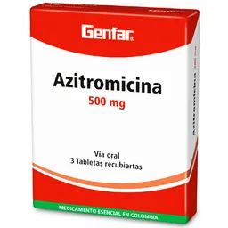 Azitromicina Genfar (500 Mg)