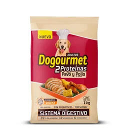 Dogourmet Alimento para Perro Sabor Pavo Y Pollo 1Kg