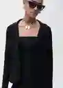 Chaqueta Adrap Negro Talla L Mujer Mango