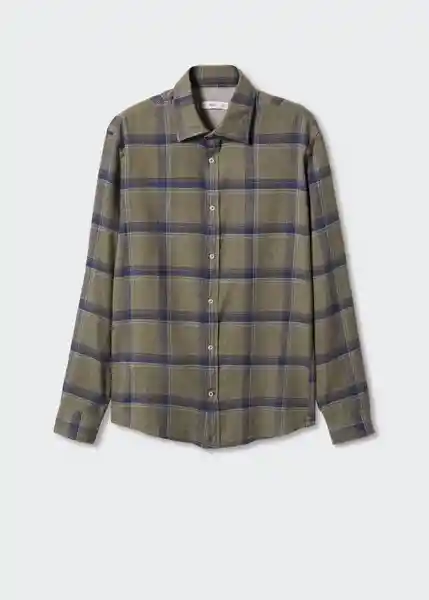 Camisa Canela Khaki Talla S Hombre Mango