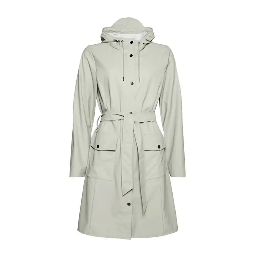 Rains Chaqueta Curve Cement Mujer L