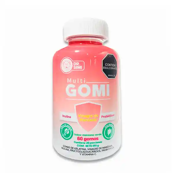 GOMAS VINAGRE DE MANZANA 60 UND