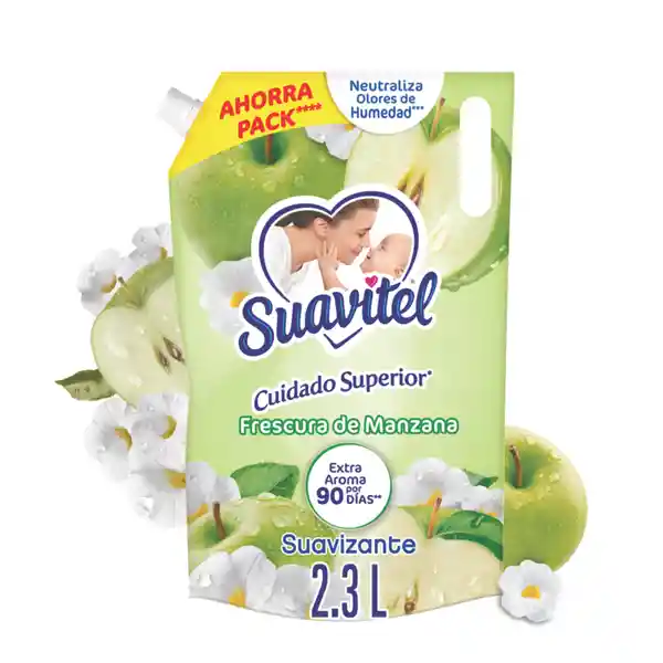 Suavitel Suavizante Cuidado Superior Frescura de Manzana 