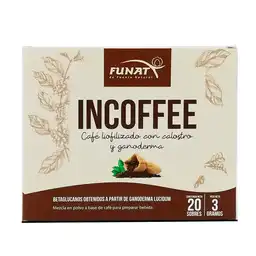 Funat Café Incoffee Liofilizado Con Calostro y Ganoderma