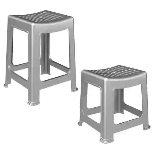 Set Butaco Alto+mediano Gris Finlandek 22386
