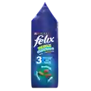 Comida para Gatos Purina Felix adulto Triple delicious mar x 200 kg
