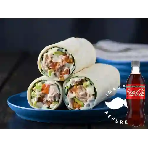 Combo Wrap Atún + Coca-Cola Sabor Ligero 400 ml