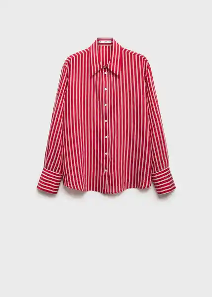 Camisa Nina Rojo Talla L Mujer Mango