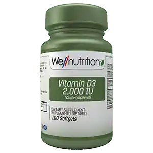 Natural Nutrition Vitamina D3 2000 Iu 100 Capsulas