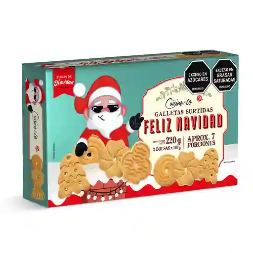 Galleta Cuisine&co Navidad Surtidasx110g C/u