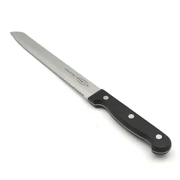 Cuchillo de Sierra Para Pan de Acero Inoxidable 20 cm