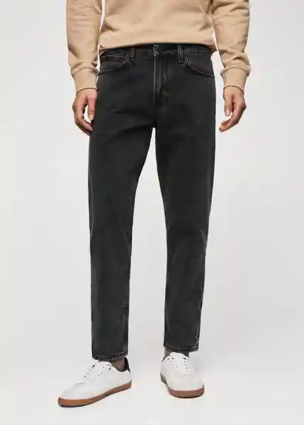 Pantalón Jean Ben Tejano Negro Talla 46 47141254_Tn Hombre Mango