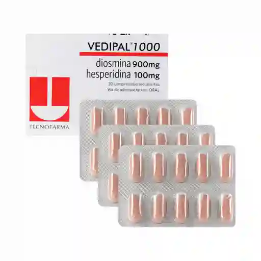 Vedipal 1000 Comprimidos (900 mg) (100 mg)