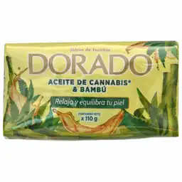 Jabón Dorado Cannabis & Bambu