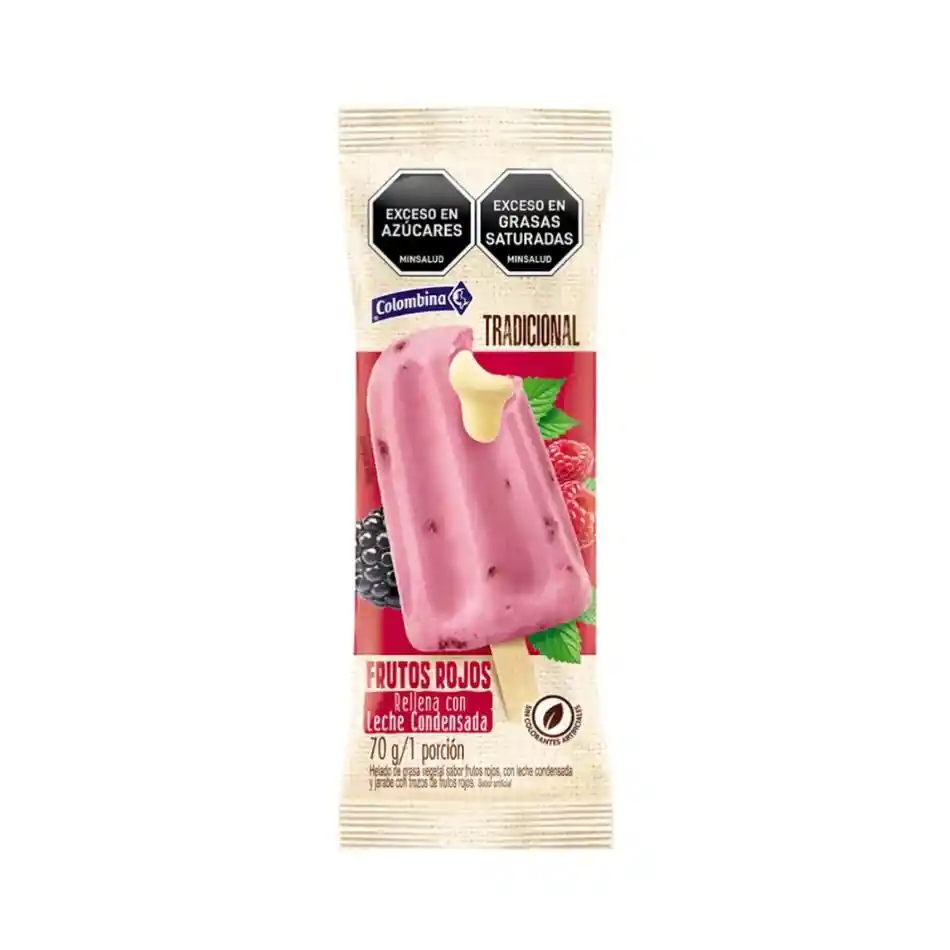 Colombina Helado Paleta Frutos Rojos