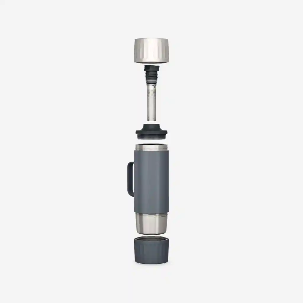 Botella Isotérmica Senderismo Camping 900 Acero Inoxidable Tapa Instantánea