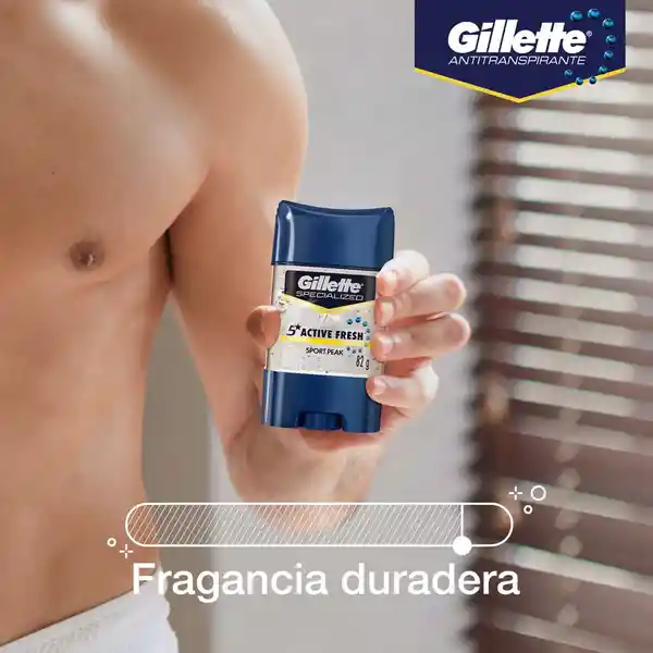 Gillette Desodorante Specialized Gel Sport Peak 82