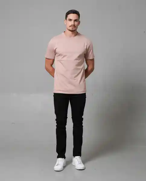 Camiseta Hombre Rosa Talla XL 100G101_ROS151512 Rifle