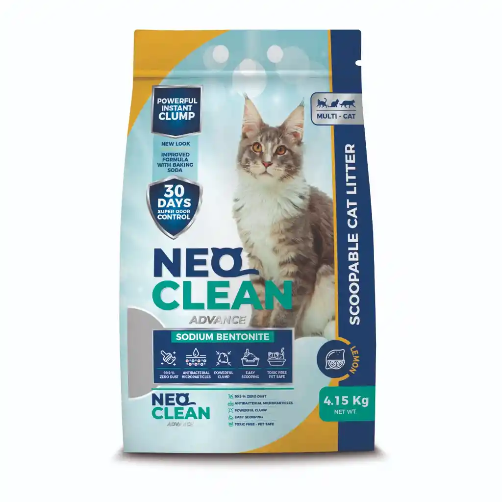 Neo Clean Arena Sanitaria para Gatos Aroma a Limón