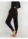 Pantalón de Pijama Aerie Negro Talla SMALL American Eagle
