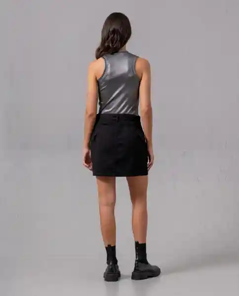 Camiseta Mujer Gris Acero Medio Talla XL 95804 Rifle