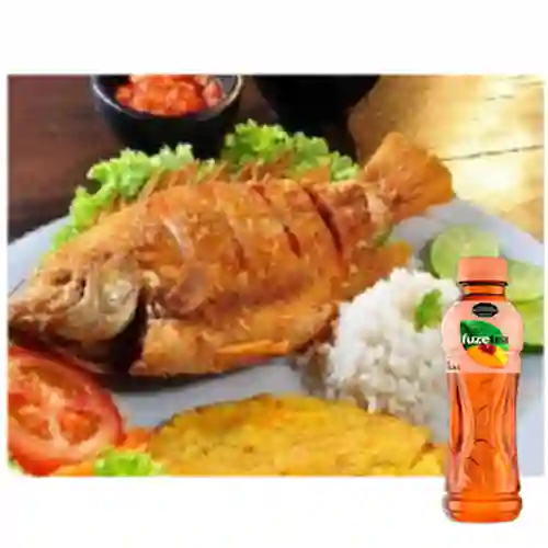 Combo Mojarra + Fuze Tea Durazno 400ML