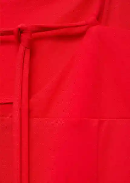 Vestido Peach Rojo Talla L Mujer Mango