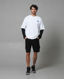 Bermuda Hombre Negro 34 153G005_NEG194007 Rifle