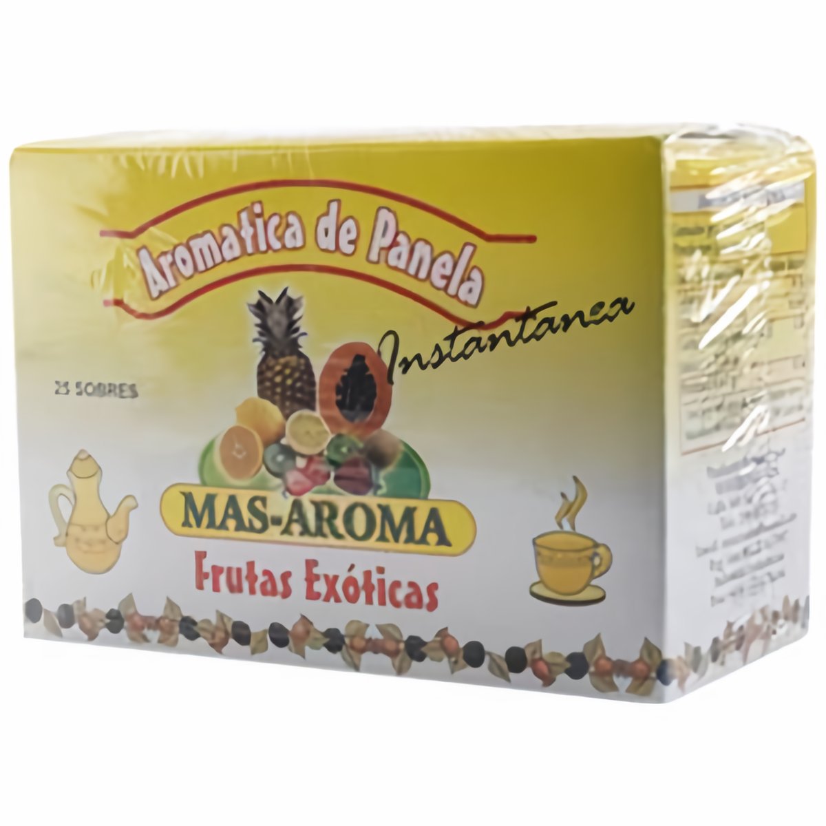 Mas Aroma Aromáticas de Panela Sabor Frutas Exóticas 150 g