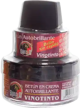 Bufalo Betun en Crema Autobrillante Vino Tinto