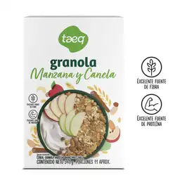 Taeq Granola Sabor Manzana y Canela