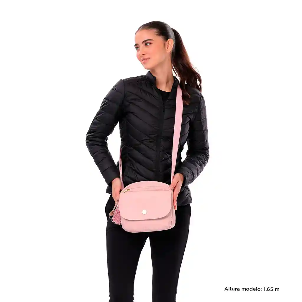 Bolso Mujer Porta Pc 8" Corneana 2.0 Rosado