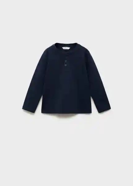 Camiseta Henleyb Navy Talla 72 Niños Mango