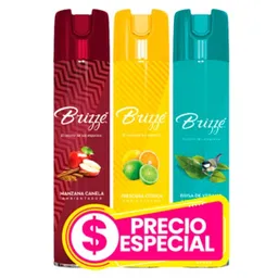 Brizze Ambientador Manzana y Canela Frescura Cítrica