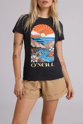 Camiseta Manga Corta Standard Fit High Road Mujer