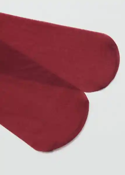 Calcetines Light Burdeos Talla 99 Mujer Mango