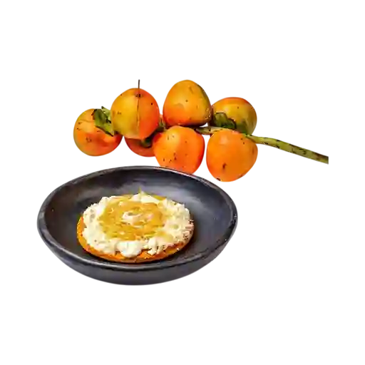 Chonta Arepa con Queso y Miel